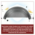 thumbnail image 3 of Kojem Round Trailer Fenders Fit for 14"-16" Wheels Single Axle Trailer Fenders W/Fender Backs, 3 of 12