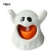 thumbnail image 3 of 12 Velas LED Sin Llama Con Fantasma Halloween para () Blanco, 3 of 4