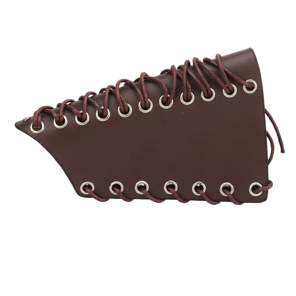 Protector de brazo de tiro con arco de cuero artificial, brazo de tiro con arco Gurad Protector de brazo de tiro con arco artificial Protector de brazo de tiro con arco Construcción robusta