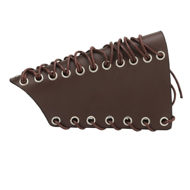 Protector de brazo de tiro con arco de cuero artificial, brazo de tiro con arco Gurad Protector de brazo de tiro con arco artificial Protector de brazo de tiro con arco Construcción robusta