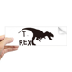 thumbnail image 1 of Caza de dinosaurios Rectángulo Parachoques Pegatina Cuaderno Ventana Calcomanía, 1 of 1