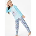 thumbnail image 4 of Beezizac Butterfly Pajamas for Tween Girls Soft Cute 2-Piece Fall PJ Set Big Kid Size 16, 4 of 7