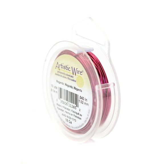 Spools 10 yd., magenta, 18 gauge (pack of 3)