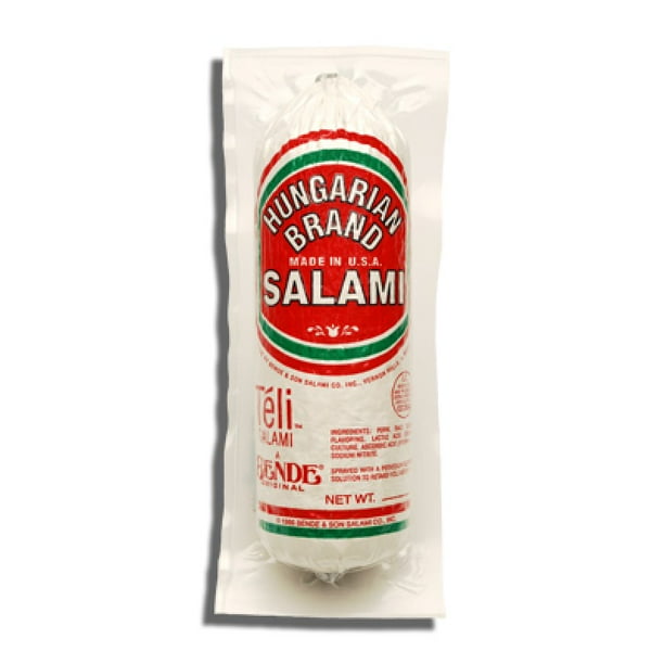 Teli Hungarian Salami Chub Bende 0 85lb Each 3 Pack Walmart Com Walmart Com