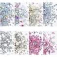 thumbnail image 3 of Ludlz 1440Pcs Glitter DIY 3D Flat Nail Art Rhinestone Sequins Decoration Manicure Tips, 3 of 7