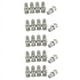 thumbnail image 1 of 50Pcs Adaptador de Conectador Coaxial de Enchufe de BNC de Macho A F Hembra para Camara del CCTV, 1 of 4