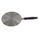 thumbnail image 3 of Placa adaptadora de inducción Difusor de calor de acero inoxidable con mango morado Accesorios de cocina para olla de hierro Olla de cerámica 21,5 cm/8,46 pulgadas, 3 of 15