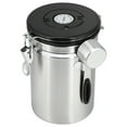 thumbnail image 3 of Heaveant Coffee Canister, Airtight Coffee Bean Container Stainless Steel Tea Dried Fruits Storage Jar 1.8L Large Capacity, 3 of 7