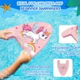 thumbnail image 5 of MoKo 2 in 1 Swimming Kickboard, Swimming Training Kick Board Pool Exercise Equipment Promote Natural Swimming Position Water Fun Tool for Kids, Pink Unicorn, 5 of 8