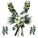 thumbnail image 1 of Moyic 12 Pieces Wedding Car Decorations Kit Silk Bows Flower Ribbon Set Type2 NO2, 1 of 1