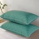 thumbnail image 2 of Xihbxyly Almohada para Reposacabezas, Tela Suave Acolchada Verde, Cómodo Soporte para El Cuello, Elegante Detalle Decorativo, Perfecta para El Sofá Del Dormitorio, Fácil de Combinar con Diferentes De, 2 of 6