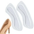thumbnail image 2 of Silicone Heel Grips for Shoes | Stretchable Anti-Slip Pads | for Heels Boots Sneakers | Stops Rubbing Blisters | Comfortable Shoe Inserts(Clear), 2 of 9