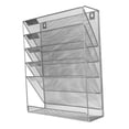 thumbnail image 5 of Shelf File Rack File Display Rack Desktop File Holder Office 41x32.5cm Silver, 5 of 8