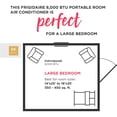 thumbnail image 2 of Frigidaire Portable Air Conditioner with Remote Control for Rooms up to 350-sq. ft., 2 of 13