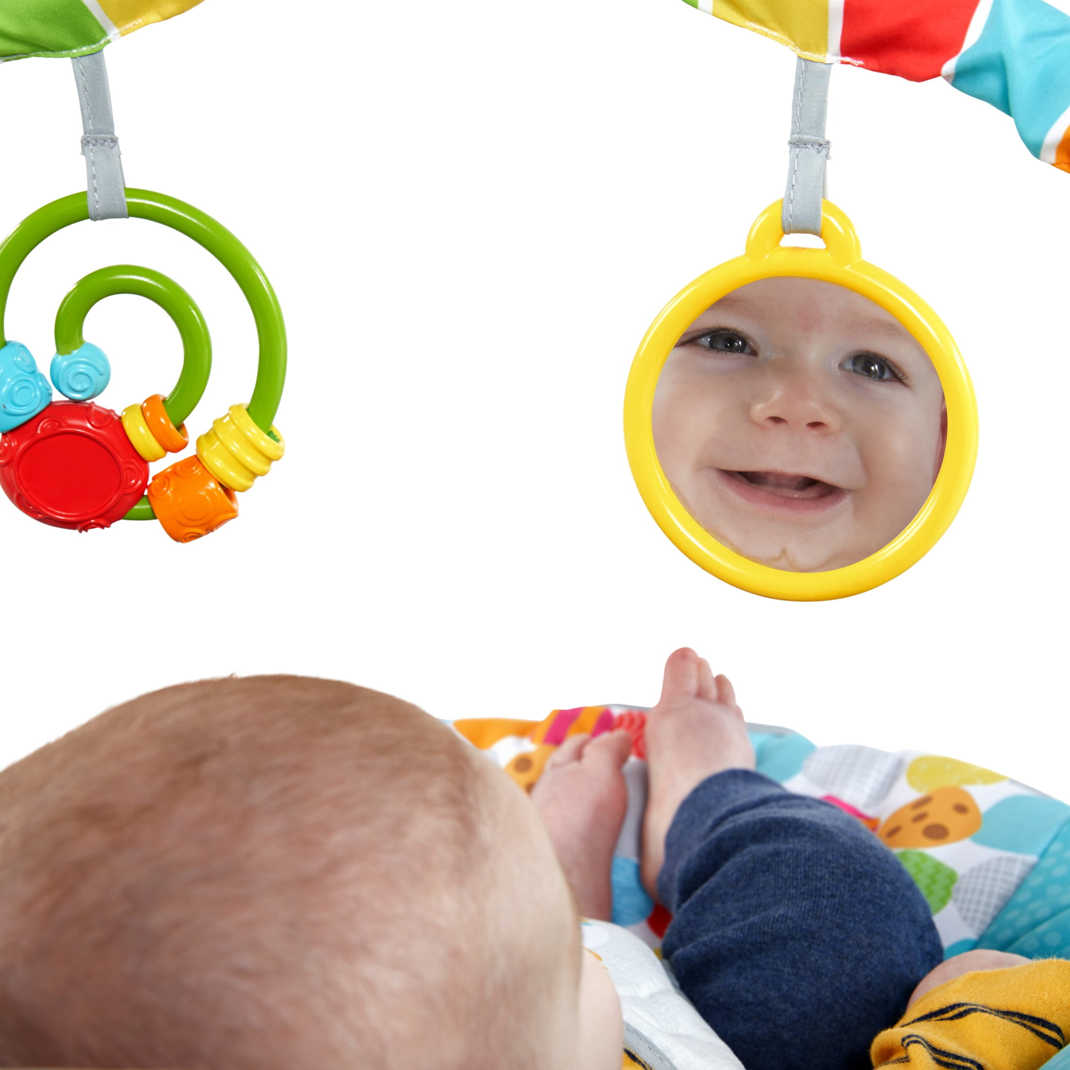 Bright Starts Sesame Street I Spot Elmo! Vibrating Baby Bouncer, Ages 0 - 6 months