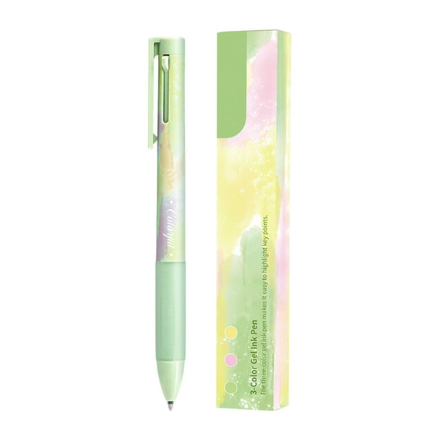 Three-color Markers Multi-functional Click Action Modular Pens Notes Special Color Pens Drawing Pens Sign Pens(5ml)