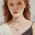 thumbnail image 3 of SISGEM Natural Gemstone Heart Locket Necklace for Women 925 Sterling Silver Locket Necklace That Holds Pictures Photo Custom Lockets Jewelry Personalized Genuine Amethyst Locket Gifts, 3 of 4