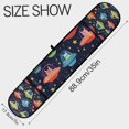 thumbnail image 3 of Yayeee Double Oven Mitt Kitchen Heat Resistant Baking 35" x7" Quilted Glove, Cartoon Space Cat, 3 of 6