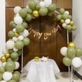 thumbnail image 5 of 300 Pack Sage Green Gold and White Balloons 5 Inch Latex Green White Metallic Gold Bulk Small Balloon Arch Garland Kit for Birthday Wedding Bridal Baby Shower Supplies Graduation Party Decorations, 5 of 5