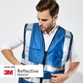thumbnail image 4 of Salzmann 3M Multi-Pocket Working Vest - Reflective Vest - Made with 3M Reflective Material, 4 of 4