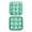 Green, variant on Soccer Ball Ice Tray, 9 Cavity Food Grade Silicone Freezer Mold, Reusable Sports Sphere Ice Maker, Creative Drink Accessory for Whiskey, Cocktail, Party & Football Fan Gathering