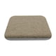 thumbnail image 2 of Cojín antideslizante para silla de comedor de 34 cm | Cojín de lino con relleno de esponja | Comodidad ergonómica para casa, cocina, oficina y coche | Gris claro y azul cielo, 2 of 5