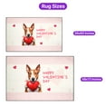 thumbnail image 5 of Happy Valentine's Day Bull Terrier Brings Love Heart Indoor Rug Bully Dog Lovers Gifts Idea Carpet Living Bed Room Sofa Home Decor - 02028, 5 of 5