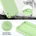 thumbnail image 4 of iPhone Xs Max Case, DUEDUE Liquid Silicone Soft Gel Rubber Slim Cover with Microfiber Cloth Lining Cushion Shockproof, 4 of 5