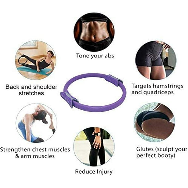 Yoga Ring Calf Pilates Ring Fitness Circle for Back Stretch Neck<!-- -->