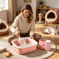 thumbnail image 4 of 2 In 1 Cat Litter Scoop With Storage Box Wall Hanging Cat Litter Shovel Waste Remover Portable Cat Cleaning Tool For Daily Cat Care Odor Control, 4 of 6
