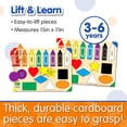 thumbnail image 4 of El viaje de aprendizaje: Levantar y aprender colores y formas del rompecabezas - Juguetes y actividades preescolares para niños de 3 años en adelante - Juguete educativo galardonado, 4 of 7