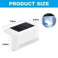thumbnail image 2 of Solar Deck Lights , Waterproof Led Solar Lights for Outdoor Stairs, Step, Fencestyle:style4;, 2 of 5
