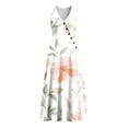 thumbnail image 4 of Stamzod Women's Summer Casual Dresses V-Neck Sleeveless Flowy Sundresses Long Maxi Vacation Dress with Pockets Multicolor Q M, 4 of 8