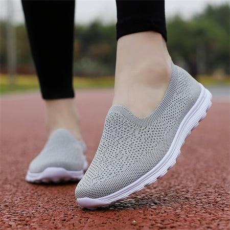 

Cathalem Women s Gymnastics Sneaker Fashion Summer Women Shoes Solid Color Casual Mesh Breathable Comfortable Lightweight Shallow Technicalsportshoe Grey 9