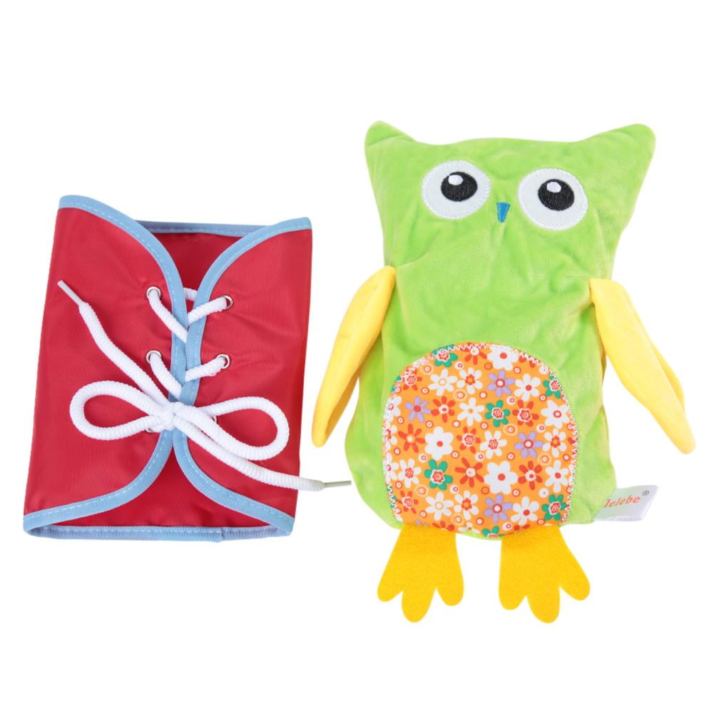 Sonew Early Education Toy, Basic Life Skill Toy,4Pcs Plush Owl
