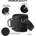 thumbnail image 5 of Ankle Strap For Cable Machine, 1 Pair Ankle Bands For Working Out Ankle Cuffs For Cable Machine, Adjustable Cable Kickback Ankle Strap, 5 of 5