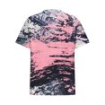 thumbnail image 4 of IROINNID Women's Crew neck Casual Tie-dye Print T-shirt Short Sleeve Tunic Tops, 4 of 4