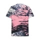 thumbnail image 4 of Blusa informal de manga corta con estampado de teñido anudado y cuello redondo para mujer OAVQHLG3B Store lin121212, 4 of 4