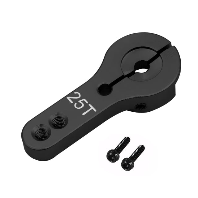 Cuerno de Brazo Cateissary servo RC de aluminio 25T modelo negro