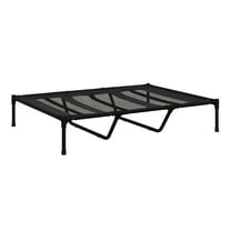 PETMAKER 48x36-Inch Elevated Dog Bed - Indoor/Outdoor Cot for Pets (Black)