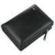 thumbnail image 1 of Carteras de cuero para hombres Cartera corta con bolsillo con cremallera Monederos para hombres Titulares de tarjetas de crédito, 1 of 5