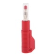thumbnail image 3 of Tachiuwa 5Pcs 4mm Male Retractable Tube Stackable Banana Plug Wire Solder Connector Red, 3 of 7