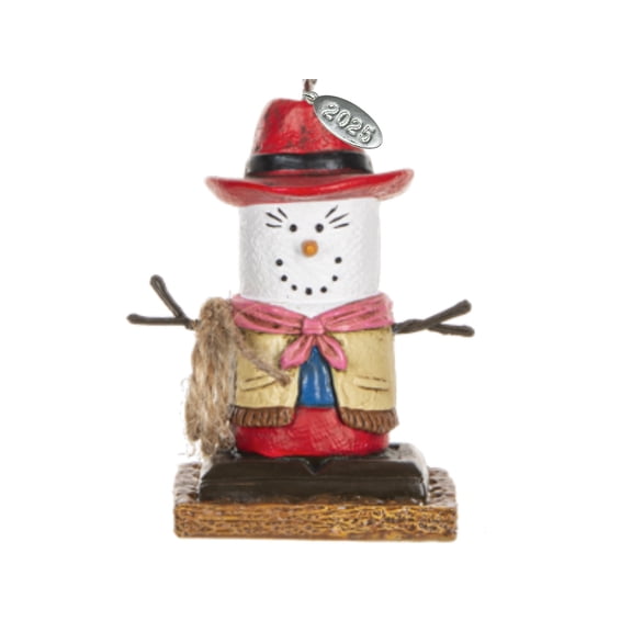 Smores Ornament - Cowgirl Christmas Ornaments - Cute Cow Girl, Cowgirl Gifts - Comes in Gift Box