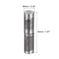 thumbnail image 2 of Bisagras Soldadas Barril 40mm x 9mm Macho a Hembra Hierro para Metal Hogar Portón Puerta Ventana 40 Pares Unique Bargains, 2 of 5