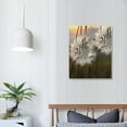 thumbnail image 3 of JEUXUS Just Breathe Canvas Wall Art Beautiful Dandelion And Window Inspirational Pictures Motivational Quotes Poster Framed Wall Decor For Office Bedroom Ready To Hang, 3 of 4