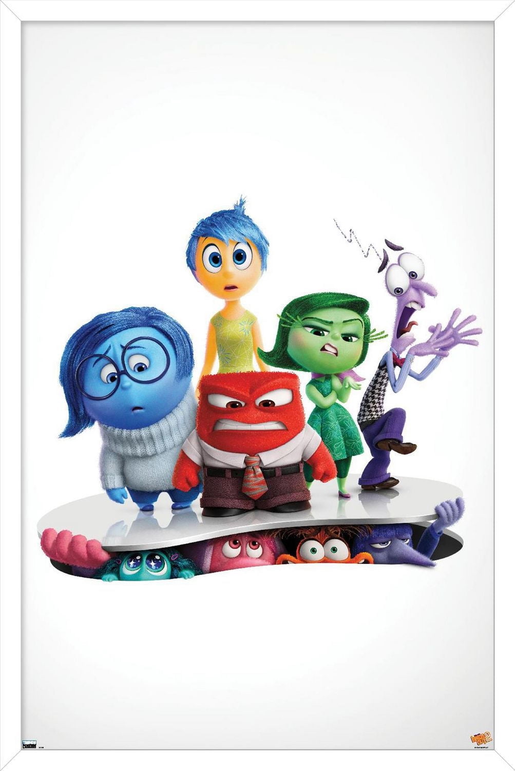 Disney Inside Out 2 - One Sheet Wall Poster, 14.725" x 22.375" Framed