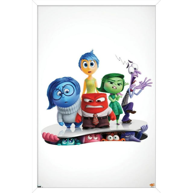 Disney Inside Out 2 - One Sheet Wall Poster, 14.725" x 22.375" Framed