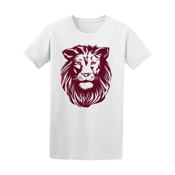 Lion Logo Sketch T-Shirt Men -Image by Shutterstock, Male Large