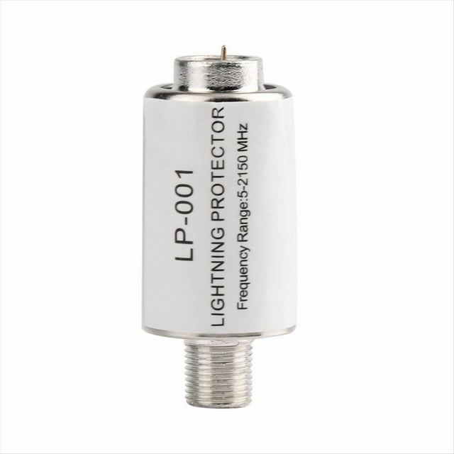 Protector de Rayos para TV Satelital Coaxial. Pararrayos para Antena Satelital de 5-2150 MHz.