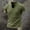 T7-Camouflage Green, variant on Men's Casual Cotton Linen Shirts V Neck Short Sleeve Soft Raw Edge T-Shirt Summer Trendy Beach Vacation Street Tee,Red 2XL